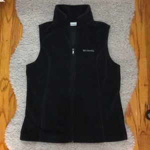 Columbia Black Fleece Vest